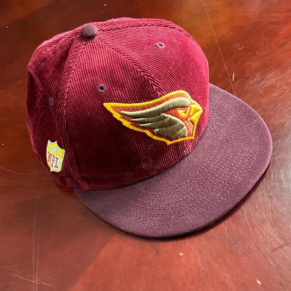 NWTs Mens Arizona Cardinals New Era Hat Club Corduroy Fitted Hat (Size 7 5/8)